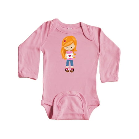 Inktastic Valentine s Day Girl Orange Hair Girl In Love Gift Baby Girl Long Sleeve Bodysuit
Inktastic Valentine s Day Girl Orange Hair Girl In Love Gift Baby Girl Long Sleeve Bodysuit