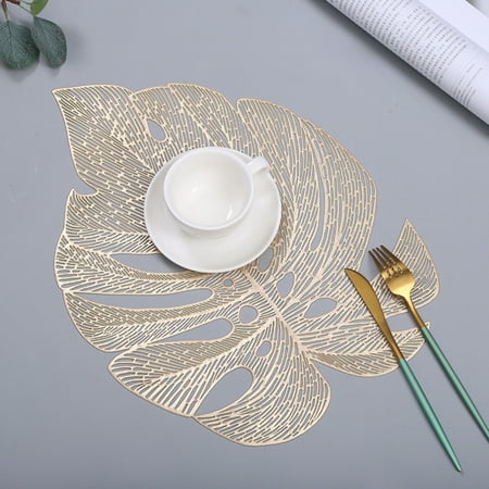 SunSunrise Table Mat Nordic Heat-resistant Hollowed-Out Simulation Turtle Back Leaf Placemats for Dining Table
SunSunrise Table Mat Nordic Heat-resistant Hollowed-Out Simulation Turtle Back Leaf Placemats for Dining Table