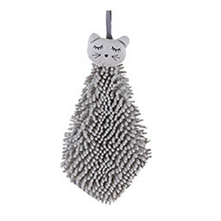 Cute Cartoon Thickened Towel Kitchen Hanging Hand Water Absorbent Towel Quick-dry Gray
Cute Cartoon Thickened Towel Kitchen Hanging Hand Water Absorbent Towel Quick-dry Gray