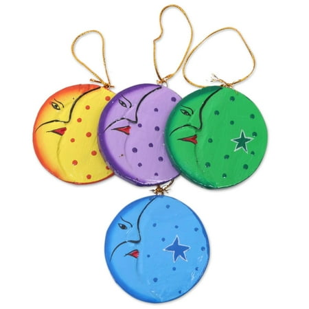 Novica Novica Handmade Moon And Star Wood Ornaments (Set Of 4) - 0.8 cm H x 7 cm DMulti
Novica Novica Handmade Moon And Star Wood Ornaments (Set Of 4) - 0.8 cm H x 7 cm DMulti