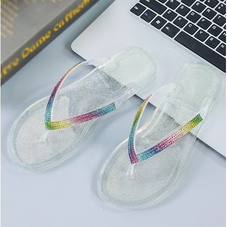 PEASKJP Sandals for Women Casual Summer Summer Women Slippers Square Toe Open Toe Casual Quick Drying Slippers Soft Insole for Arch Support Clear 7.5
PEASKJP Sandals for Women Casual Summer Summer Women Slippers Square Toe Open Toe Casual Quick Drying Slippers Soft Insole for Arch Support Clear 7.5