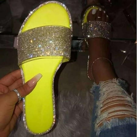 2021 Glitter Slippers Women Summer Sandals 2021 Fashion Bling Female Candy Color Flip Flops Beach Diamond Flat Shoes Outdoor Sandals
2021 Glitter Slippers Women Summer Sandals 2021 Fashion Bling Female Candy Color Flip Flops Beach Diamond Flat Shoes Outdoor Sandals