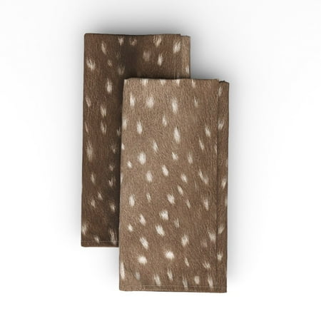 Cotton Sateen Dinner Napkins (Set of 2) - Deer Spots Baby Woodland Rustic Lodge Hunting Print Cloth Dinner Napkins by Spoonflower
Cotton Sateen Dinner Napkins (Set of 2) - Deer Spots Baby Woodland Rustic Lodge Hunting Print Cloth Dinner Napkins by Spoonflower