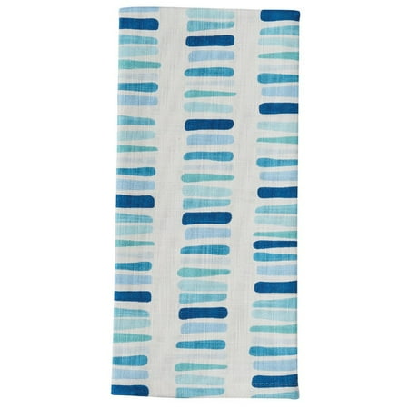 1 PC-26 x 18 Blue and Aqua Oceana Blocks Kitchen Towel