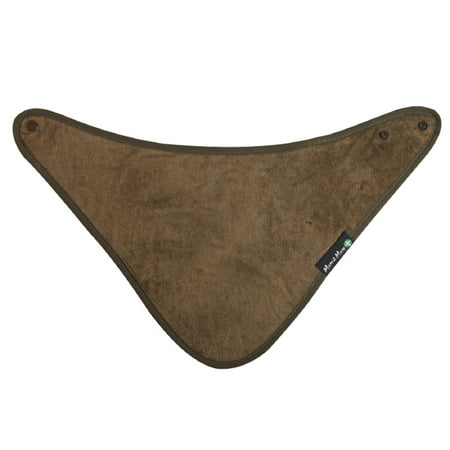 Mum 2 Mum Youth Special Needs Bandana Wonder Bib - Waterproof - Chocolate