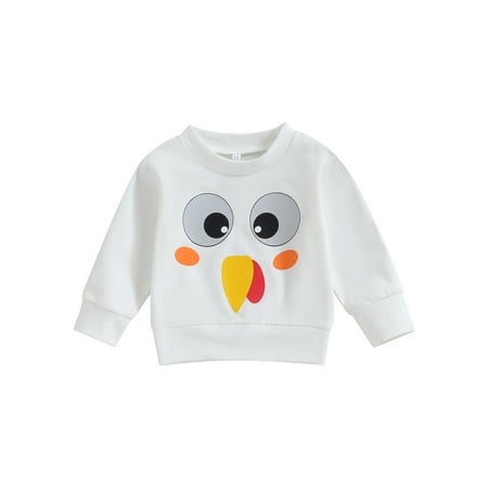 Caoirhny Baby Sweatshirt Long Sleeve Crew Neck Cartoon Turkey Print Hoodie Thanksgiving Clothes for Girls Boys
Caoirhny Baby Sweatshirt Long Sleeve Crew Neck Cartoon Turkey Print Hoodie Thanksgiving Clothes for Girls Boys