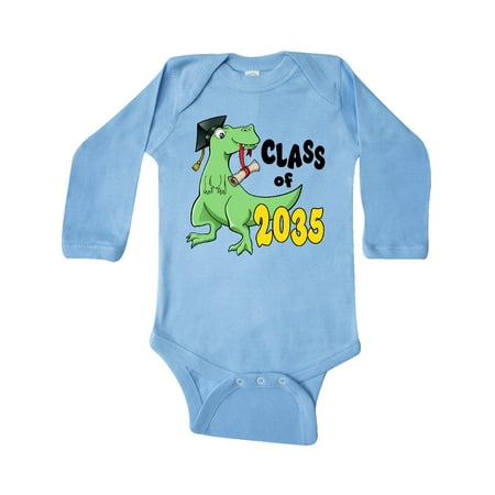Inktastic Class of 2035 green dinosaur with cap and diploma Gift Baby Boy or Baby Girl Long Sleeve Bodysuit
Inktastic Class of 2035 green dinosaur with cap and diploma Gift Baby Boy or Baby Girl Long Sleeve Bodysuit