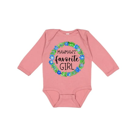 Inktastic Mawmaw s Favorite Girl Blue Flower Wreath Gift Baby Girl Long Sleeve Bodysuit
Inktastic Mawmaw s Favorite Girl Blue Flower Wreath Gift Baby Girl Long Sleeve Bodysuit