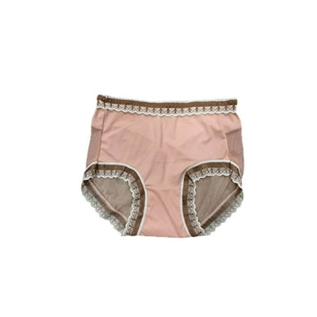Women Underwear Large Size Low Waist Lace Mesh Splicing Breathable Pure Cotton Crotch Panties For Women
Women Underwear Large Size Low Waist Lace Mesh Splicing Breathable Pure Cotton Crotch Panties For Women