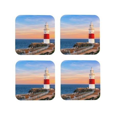 Tideii Lighthous1 for Leather Coasters 4 Pieces Anti-fouling and Anti-scalding Decorative Coasters Suitable for Restaurants Kitchens Coffee Shops-Square
Tideii Lighthous1 for Leather Coasters 4 Pieces Anti-fouling and Anti-scalding Decorative Coasters Suitable for Restaurants Kitchens Coffee Shops-Square