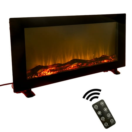 42 Inches Electric Fireplace SoTop 1500W Wall-Mounted Fireplace Heater with Remote Control 10 Colors Light Black R032
42 Inches Electric Fireplace SoTop 1500W Wall-Mounted Fireplace Heater with Remote Control 10 Colors Light Black R032