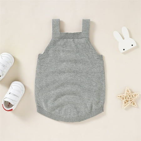 nsendm Baby Knit Romper Cotton Sleeveless Boy Girl Rabbit Sweater Clothes Baby Bodysuit Striped Sweater Sweater Grey 9-12 Months
nsendm Baby Knit Romper Cotton Sleeveless Boy Girl Rabbit Sweater Clothes Baby Bodysuit Striped Sweater Sweater Grey 9-12 Months