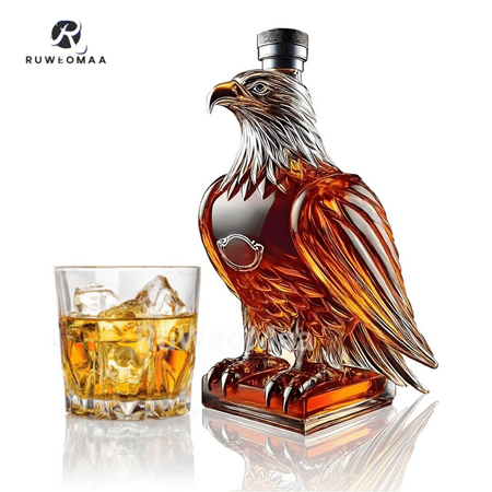 RuWeoMaa Whiskey Decanter Jack Daniels Bottle Eagle Whiskey Bottle Whiskey Eagle Glass Decanter Unique Animal Eagle Statue Empty Liquor Bottles for Home Bar Decoration Men Dad Husband Gifts
RuWeoMaa Whiskey Decanter Jack Daniels Bottle Eagle Whiskey Bottle Whiskey Eagle Glass Decanter Unique Animal Eagle Statue Empty Liquor Bottles for Home Bar Decoration Men Dad Husband Gifts