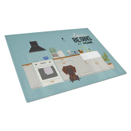 Caroline s Treasures CK7833LCB Chocolate Wire Haired Dachshund Kitchen Scene Glass Cutting Board Large 12H x 16W
Caroline s Treasures CK7833LCB Chocolate Wire Haired Dachshund Kitchen Scene Glass Cutting Board Large 12H x 16W