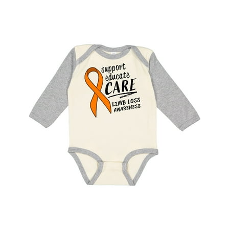 Inktastic Support Educate Care Limb Loss Awareness- Orange Ribbon Gift Baby Boy or Baby Girl Long Sleeve Bodysuit
Inktastic Support Educate Care Limb Loss Awareness- Orange Ribbon Gift Baby Boy or Baby Girl Long Sleeve Bodysuit