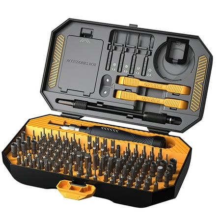 Chicmine 145 in 1 Precision Screwdriver Set DIY Home Repair Tools Kit for Game Console Tablet Pc MacBook Watches and Other Electronics
Chicmine 145 in 1 Precision Screwdriver Set DIY Home Repair Tools Kit for Game Console Tablet Pc MacBook Watches and Other Electronics