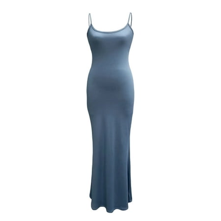 XBTCLXEBCO Women s Sleeveless Fish Tail Dress Bodycon Solid Color Spaghetti Strap Long Skirt
XBTCLXEBCO Women s Sleeveless Fish Tail Dress Bodycon Solid Color Spaghetti Strap Long Skirt