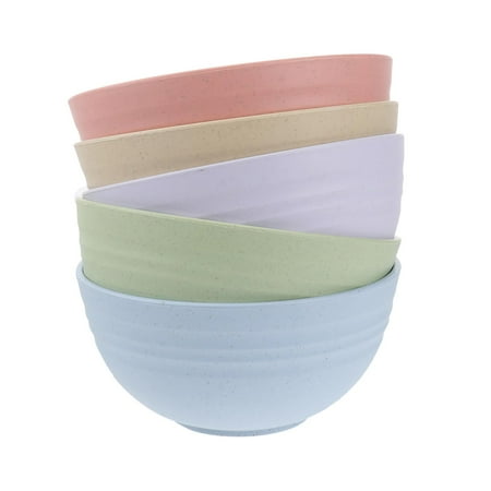 5 Pcs Salad Serving Utensils Snack Bowls Adults Salad Bowl Wheatstraw Dinnerware Set Dessert Bowl
5 Pcs Salad Serving Utensils Snack Bowls Adults Salad Bowl Wheatstraw Dinnerware Set Dessert Bowl