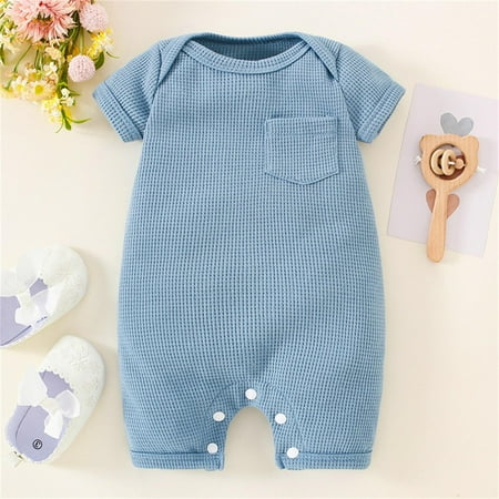 children s clothing on sale Baby Onesie Solid Color Cute Little Pocket Jumpsuit Baby Onesie Crawling Suit
children s clothing on sale Baby Onesie Solid Color Cute Little Pocket Jumpsuit Baby Onesie Crawling Suit