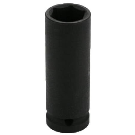 0.5 in Drive Master Mechanic 1 in. 6 Point Deep Well Impact Socket