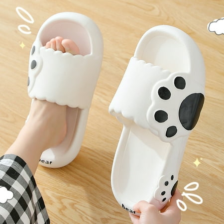 Zunfeo Womens Flat Slide Sandals- Casual Comfy Indoor Home Slippers Thick Bottoms Open Toe Sandals Pillow Slippers Couple Slippers White 5.5
Zunfeo Womens Flat Slide Sandals- Casual Comfy Indoor Home Slippers Thick Bottoms Open Toe Sandals Pillow Slippers Couple Slippers White 5.5