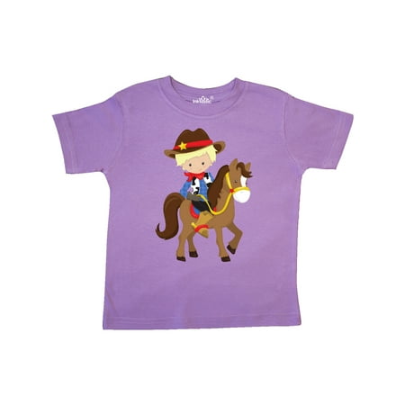 Inktastic Little Cowboy Cowboy On Brown Horse Blond Hair Gift Toddler Boy Girl T-Shirt
Inktastic Little Cowboy Cowboy On Brown Horse Blond Hair Gift Toddler Boy Girl T-Shirt