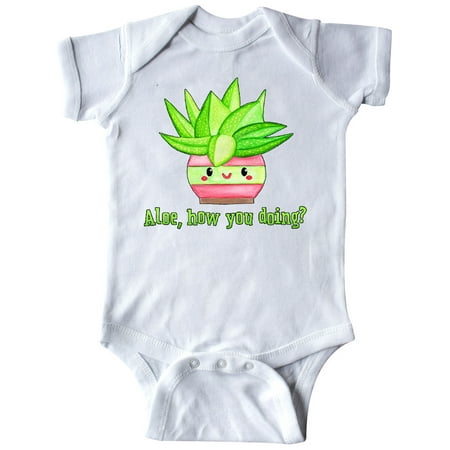 Inktastic Aloe How You Doing- cute aloe plant Gift Baby Boy or Baby Girl Bodysuit
Inktastic Aloe How You Doing- cute aloe plant Gift Baby Boy or Baby Girl Bodysuit
