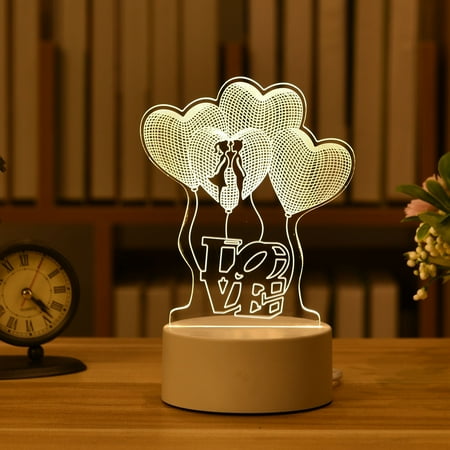 WSBDENLK Clearance Sale Valentines Day Gift 3D Creative Light Led Usb Display Light Lamp Acrylic Night Light Led Lamp Bedroom Night Light
WSBDENLK Clearance Sale Valentines Day Gift 3D Creative Light Led Usb Display Light Lamp Acrylic Night Light Led Lamp Bedroom Night Light