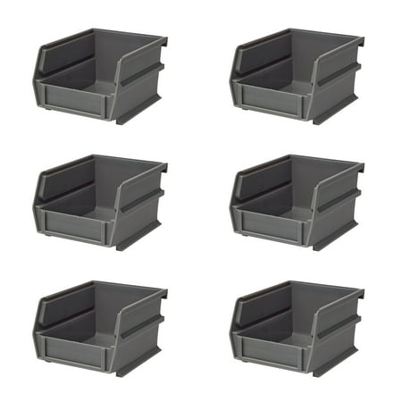 LocBin 7-3/8 In. L x 4-1/8 In. W x 3 In. H Gray Stacking Hanging Interlocking Polypropylene Bins 6 CT
LocBin 7-3/8 In. L x 4-1/8 In. W x 3 In. H Gray Stacking Hanging Interlocking Polypropylene Bins 6 CT