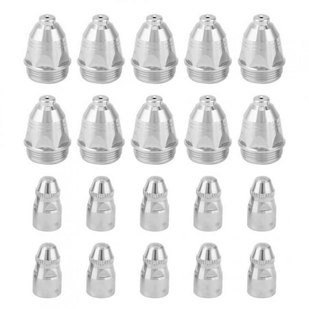 Haofy 10Pcs Electrode Tip + 10Pcs Cutter Torch Nozzle P80 Plasma Cutting Consumable 1.5mm
Haofy 10Pcs Electrode Tip + 10Pcs Cutter Torch Nozzle P80 Plasma Cutting Consumable 1.5mm