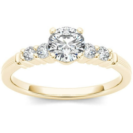 3/4 Carat T.W. Diamond Classic 14kt Yellow Gold Engagement Ring