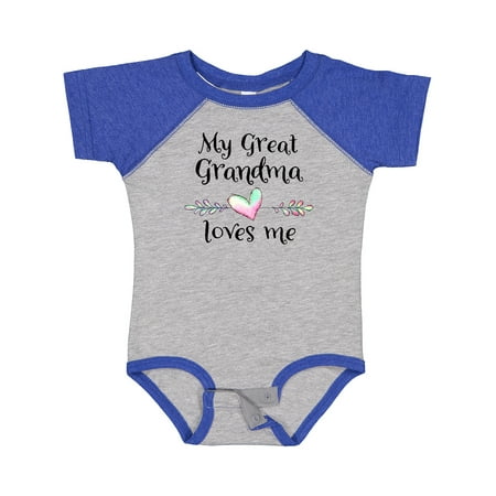 Inktastic My Great Grandma Loves Me- Heart Great Grandchild Gift Baby Boy or Baby Girl Bodysuit
Inktastic My Great Grandma Loves Me- Heart Great Grandchild Gift Baby Boy or Baby Girl Bodysuit