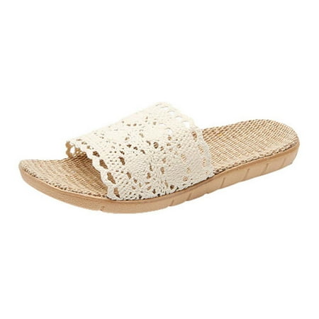 Fanxing Womens Linen Slippers Summer Comfortable Outdoor Walking Shoes Open Toe Slip On Boho Beach Sandal Slides
Fanxing Womens Linen Slippers Summer Comfortable Outdoor Walking Shoes Open Toe Slip On Boho Beach Sandal Slides