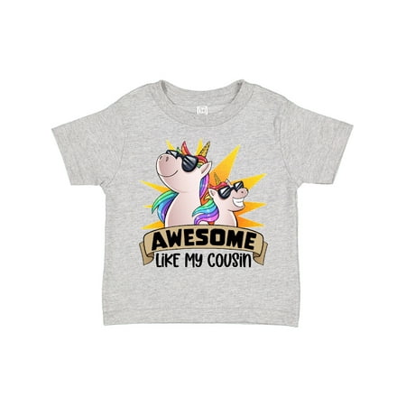 Inktastic Awesome Like My Cousin Cute Unicorn Family in Sunglasses Gift Toddler Boy or Toddler Girl T-Shirt
Inktastic Awesome Like My Cousin Cute Unicorn Family in Sunglasses Gift Toddler Boy or Toddler Girl T-Shirt
