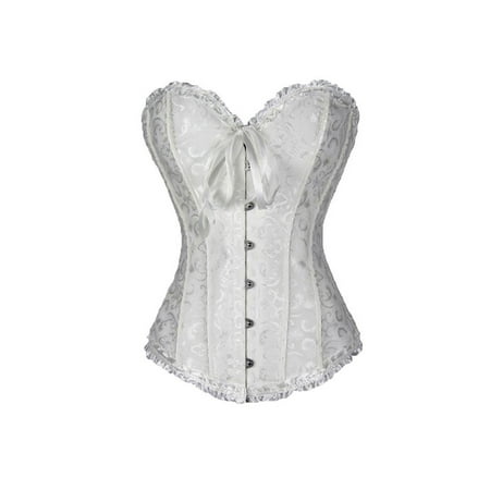 Nituyy Women s Gothic Bustiers Corsets Satin Boned Lace Up Overbust Bridal Bodysuit
Nituyy Women s Gothic Bustiers Corsets Satin Boned Lace Up Overbust Bridal Bodysuit