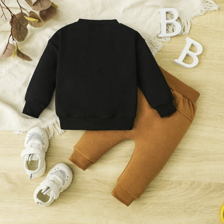 Cathalem Baby Girls Boys Print Letter Autumn Valentine s Day Long Sleeve Tops Sweatshirt Pants Baby Gift Boy Childrenscostume Brown 0-6 Months
Cathalem Baby Girls Boys Print Letter Autumn Valentine s Day Long Sleeve Tops Sweatshirt Pants Baby Gift Boy Childrenscostume Brown 0-6 Months