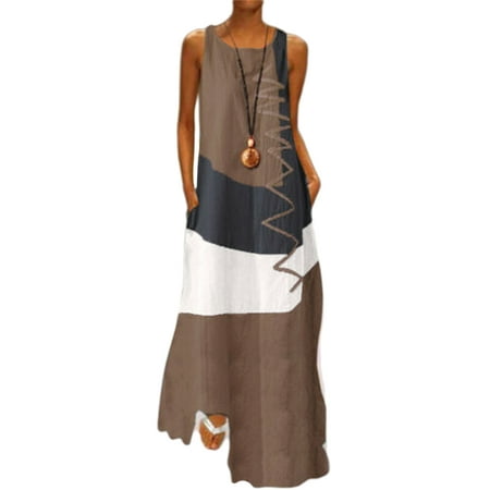 Avamo Women Summer Tank Dresses Sleeveless Crew Neck Long Dress Nightgowns Sleepwear Pajama Loungewear Maxi Dress
Avamo Women Summer Tank Dresses Sleeveless Crew Neck Long Dress Nightgowns Sleepwear Pajama Loungewear Maxi Dress