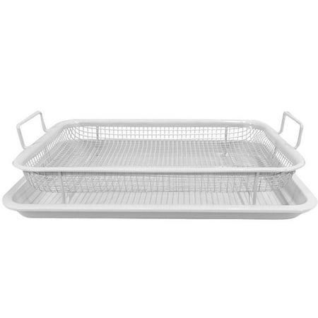 Fovolat Crisper Tray for Oven 3 Colors Oven Safe Baking Tray for 360 Degree Cooking with Zero Flipping Square Pan Design Oven Baking Tray with Crisping Basket for Home & Kitchen robust
Fovolat Crisper Tray for Oven 3 Colors Oven Safe Baking Tray for 360 Degree Cooking with Zero Flipping Square Pan Design Oven Baking Tray with Crisping Basket for Home & Kitchen robust