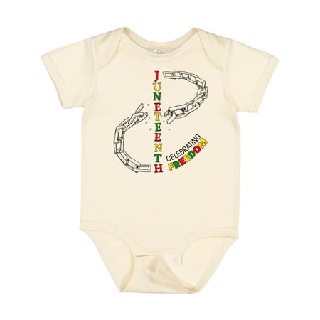 Inktastic Juneteenth-Celebrating Freedom- Breaking Chains Gift Baby Boy or Baby Girl Bodysuit
Inktastic Juneteenth-Celebrating Freedom- Breaking Chains Gift Baby Boy or Baby Girl Bodysuit