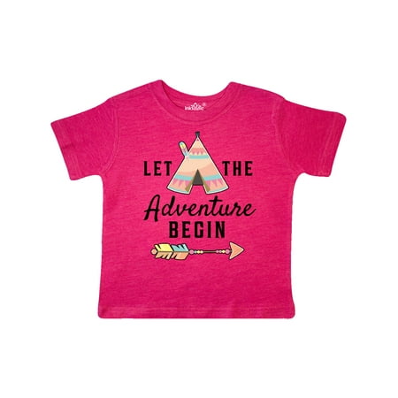 Inktastic Let The Adventure Begin with Tent and Arrow Gift Toddler Boy or Toddler Girl T-Shirt
Inktastic Let The Adventure Begin with Tent and Arrow Gift Toddler Boy or Toddler Girl T-Shirt