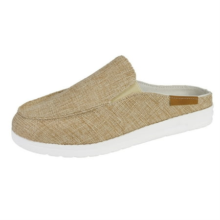 Women s Casual Canvas Shoes Half Wrapped Slippers Summer Slip-on Walking Shoes 40 Beige
Women s Casual Canvas Shoes Half Wrapped Slippers Summer Slip-on Walking Shoes 40 Beige
