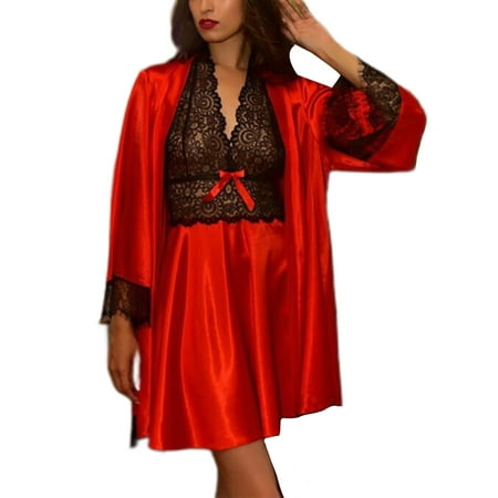 Colisha Ladies Nightgown Deep V Neck Chemise Two Pieces Sexy Lingerie Lace Boudoir Nighty Teddy Hollow Out Mini Mesh Club Red L
Colisha Ladies Nightgown Deep V Neck Chemise Two Pieces Sexy Lingerie Lace Boudoir Nighty Teddy Hollow Out Mini Mesh Club Red L