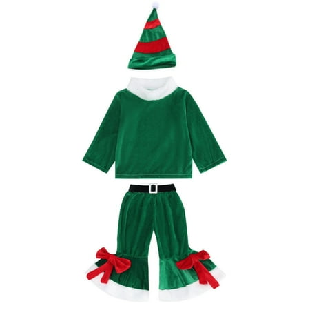 TIREOW Simple Kids Sets Clothing Baby Girl Christmas Outfits Long Sleeve Bell Bottom Pant Christmas Clothes Set Santa Clothes Cute and Soft Clothing(5-6 Years Green)
TIREOW Simple Kids Sets Clothing Baby Girl Christmas Outfits Long Sleeve Bell Bottom Pant Christmas Clothes Set Santa Clothes Cute and Soft Clothing(5-6 Years Green)