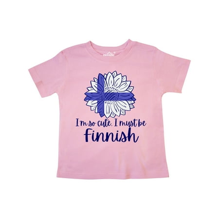 Inktastic I m So Cute I Must be Finnish Sunflower Gift Toddler Boy or Toddler Girl T-Shirt
Inktastic I m So Cute I Must be Finnish Sunflower Gift Toddler Boy or Toddler Girl T-Shirt