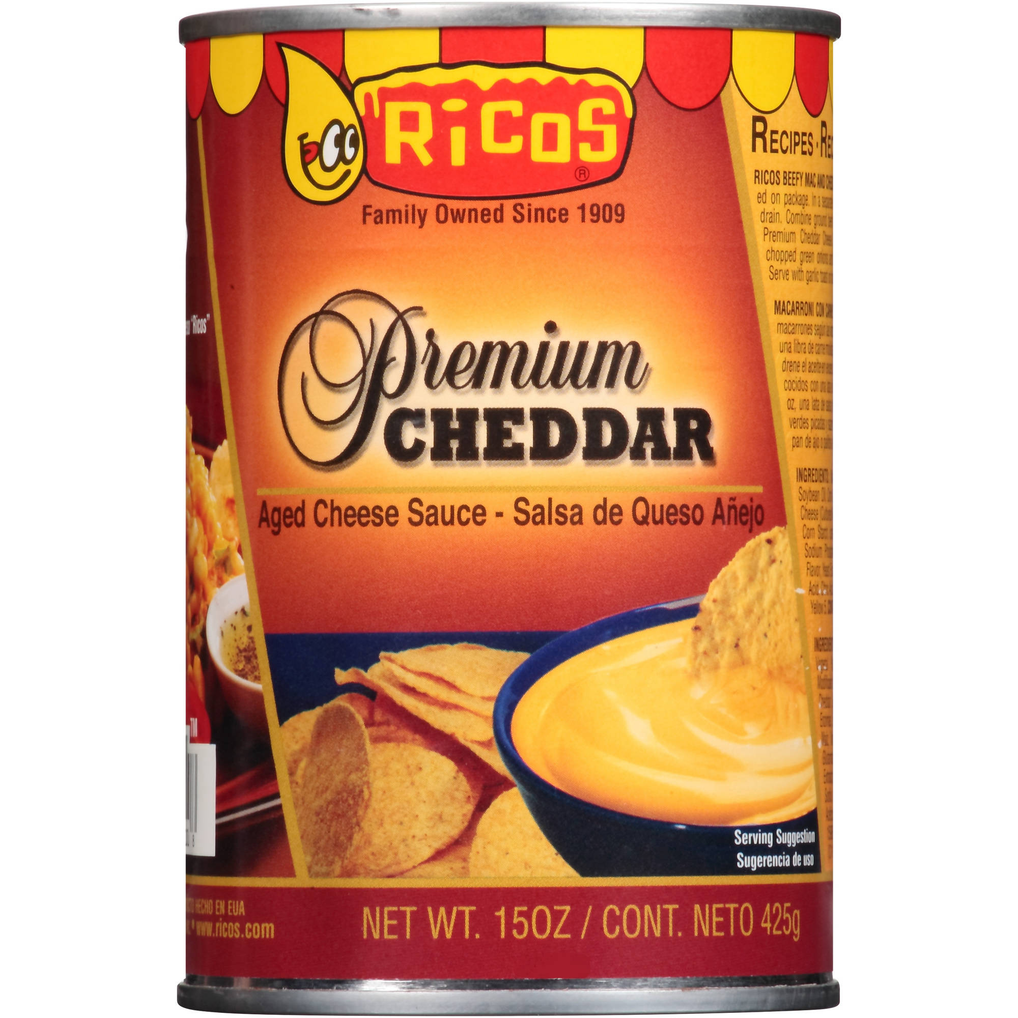 Ricos Cheddar Condensed Ages Cheese Sauce, 107 oz