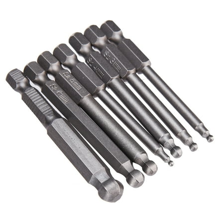 okwish 7Pcs Magnetic Ball Head Hex Shank Electric Screwdriver Bit Metric Hand Tools Steel Screwdrivers
okwish 7Pcs Magnetic Ball Head Hex Shank Electric Screwdriver Bit Metric Hand Tools Steel Screwdrivers