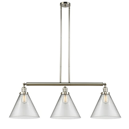 Innovations Lighting 213 X-Large Cone X-Large Cone 3 Light 44 Wide Linear Chandelier -
Innovations Lighting 213 X-Large Cone X-Large Cone 3 Light 44 Wide Linear Chandelier -