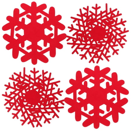 DiMaddie 4pcs Snowflake Pot Holder Christmas Decorative Coaster Drinking Cup Coaster Placemat
DiMaddie 4pcs Snowflake Pot Holder Christmas Decorative Coaster Drinking Cup Coaster Placemat