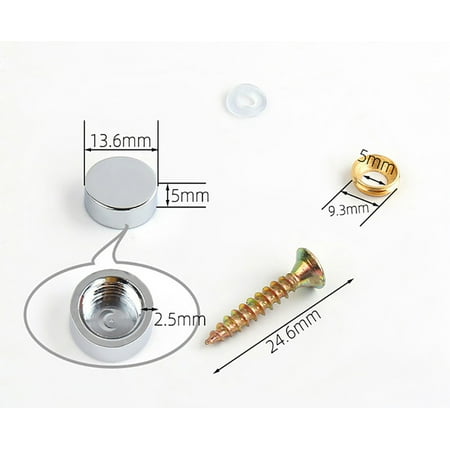 Copper Mirror Lamp Thickened Pure Copper Solid Screw Mirror Nail Glass Nail Acrylic Fixing Piece Decorative Advertising Nail
Copper Mirror Lamp Thickened Pure Copper Solid Screw Mirror Nail Glass Nail Acrylic Fixing Piece Decorative Advertising Nail