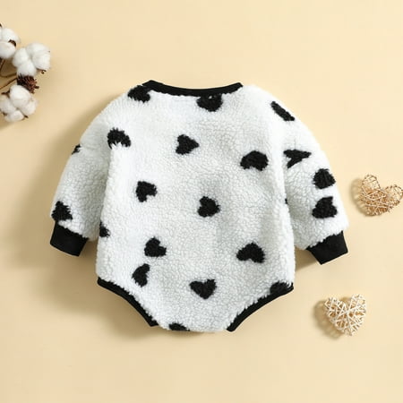 Gubotare Winter Rompers Baby Boy Baby Boy Girl Sweatshirt Bubble Romper Color Block Long Sleeve Hoodie Pullover Sweater Fall Winter Clothes Black 6-12 Months
Gubotare Winter Rompers Baby Boy Baby Boy Girl Sweatshirt Bubble Romper Color Block Long Sleeve Hoodie Pullover Sweater Fall Winter Clothes Black 6-12 Months